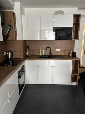 Küche/Küchenzeile in der Unterkunft Isa Luxury Apartment