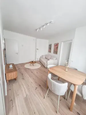 Ein Sitzbereich in der Unterkunft LuVi