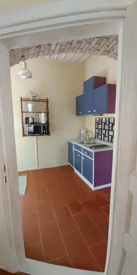 Küche/Küchenzeile in der Unterkunft Apartment Vintage in Herrschaftsvilla