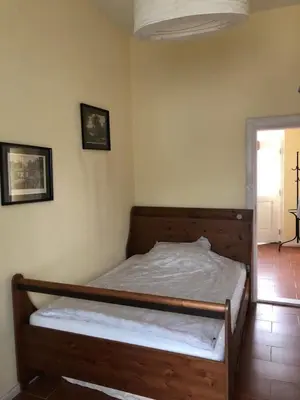 Ein Bett oder Betten in einem Zimmer der Unterkunft Apartment Single in Villa