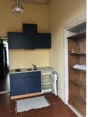 Küche/Küchenzeile in der Unterkunft Apartment Single in Villa