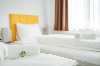 Ein Bett oder Betten in einem Zimmer der Unterkunft HOME1 - Josefstadt Apartments