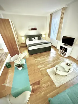 Ein Bett oder Betten in einem Zimmer der Unterkunft Home Sweet Apartments - A cozy welcome