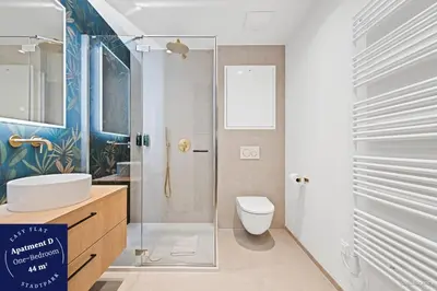 Ein Badezimmer in der Unterkunft easy-flat Stadtpark - Premium AC Apartments