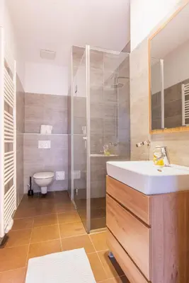 Ein Badezimmer in der Unterkunft Vienna Business Apartments - Ottakring