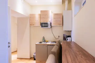 Küche/Küchenzeile in der Unterkunft Vienna Business Apartments - Ottakring
