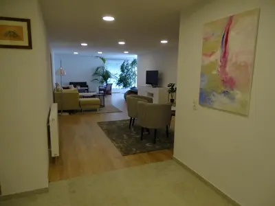 Ein Sitzbereich in der Unterkunft Haus Dr Beirergasse
