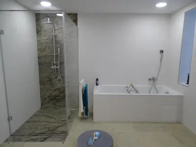 Ein Badezimmer in der Unterkunft Haus Dr Beirergasse