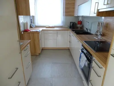 Küche/Küchenzeile in der Unterkunft Haus Dr Beirergasse
