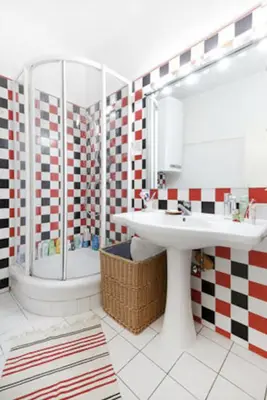 Ein Badezimmer in der Unterkunft Altstadtzimmer im Herzen des historischen Wiens