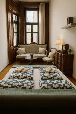 Ein Bett oder Betten in einem Zimmer der Unterkunft 10min RathausVienna 2