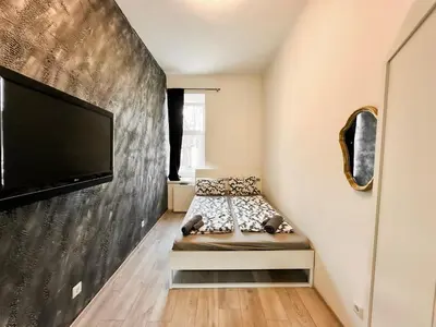 Ein Bett oder Betten in einem Zimmer der Unterkunft Cozy Rooms in Brigittenau Area MM7