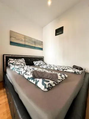 Ein Bett oder Betten in einem Zimmer der Unterkunft Lovely Rooms in Brigittenau Area MM10