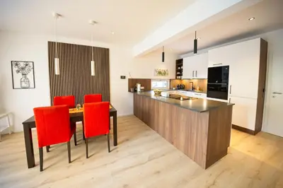 Küche/Küchenzeile in der Unterkunft VARIO-HAUS Residence