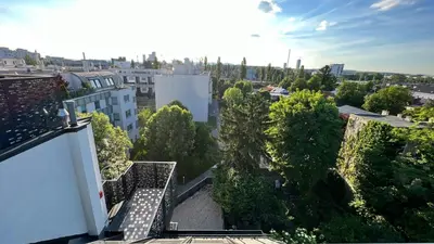 Das Gebäude in dem sich die Ferienwohnung befindet