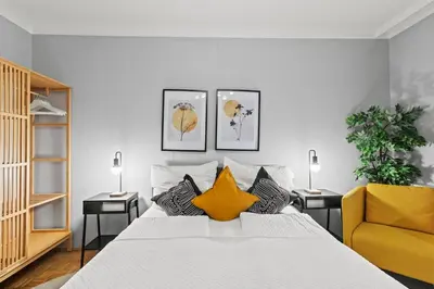 Grundriss der Unterkunft Prater Apartment I 80 m2 I Loggia