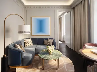 Ein Sitzbereich in der Unterkunft Mandarin Oriental, Vienna