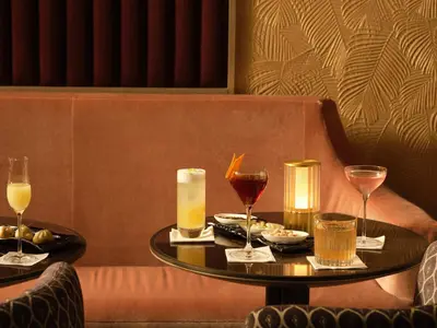 Getränke in der Unterkunft Mandarin Oriental, Vienna