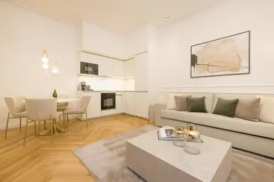 Küche/Küchenzeile in der Unterkunft RAFAEL KAISER - Signature Apartments City Centre