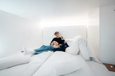 Ein Bett oder Betten in einem Zimmer der Unterkunft Grand Pods - Stylish Sleeping Concept