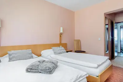 Ein Bett oder Betten in einem Zimmer der Unterkunft Gasthof Rupp