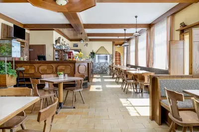 Ein Restaurant oder anderes Speiselokal in der Unterkunft Gasthof Rupp