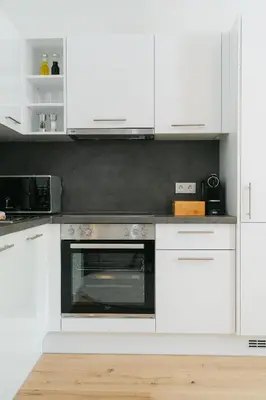 Küche/Küchenzeile in der Unterkunft Calm 1BR perfect for 4-6 metro close to Naschmarkt