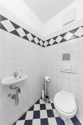 Ein Badezimmer in der Unterkunft Apartment near Schloss Schönbrunn parking free