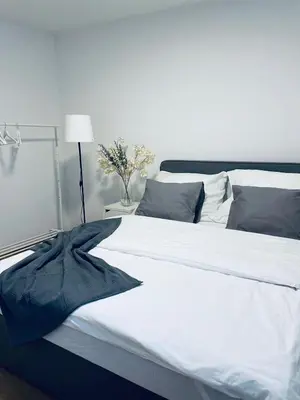 Ein Bett oder Betten in einem Zimmer der Unterkunft Stadt Vienna