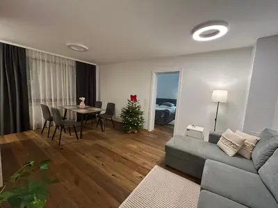 Ein Sitzbereich in der Unterkunft Stadt Vienna