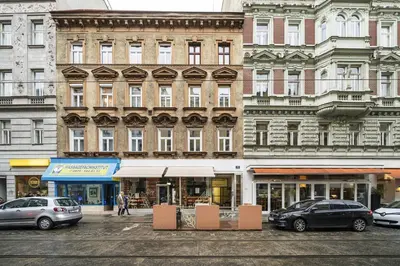 Das Gebäude in dem sich die Ferienwohnung befindet