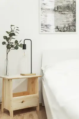 Ein Bett oder Betten in einem Zimmer der Unterkunft Sonniges Apartment in Top-Lage