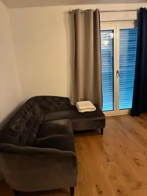 Ein Sitzbereich in der Unterkunft Apartment in Wien, Hetzendorf