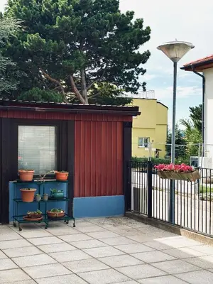 Das Gebäude in dem sich die Ferienwohnung befindet