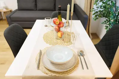 Ein Sitzbereich in der Unterkunft Sissi Living - Nähe Schönbrunn