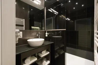 Ein Badezimmer in der Unterkunft Vienna Stay Apartments Castellez 1020