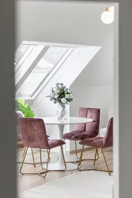 Ein Sitzbereich in der Unterkunft Modern City-View Stay in the Heart of Vienna