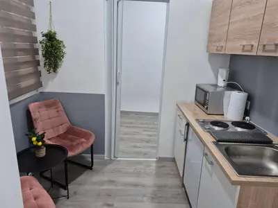 Küche/Küchenzeile in der Unterkunft Silver Appartement