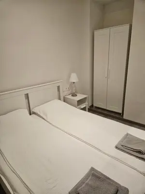 Ein Bett oder Betten in einem Zimmer der Unterkunft Prater Apartments