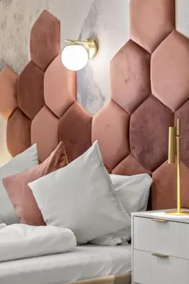 Ein Bett oder Betten in einem Zimmer der Unterkunft Elegant Room Near Prater & City Center