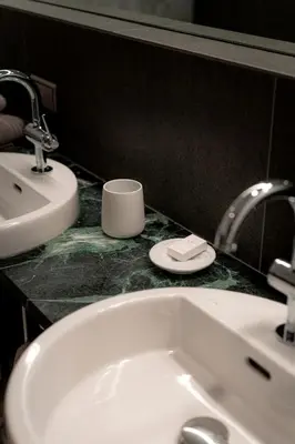 Ein Badezimmer in der Unterkunft Chez Christine
