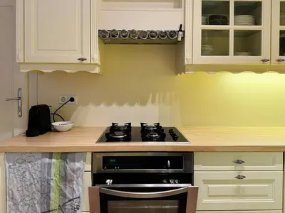 Küche/Küchenzeile in der Unterkunft City-Apartment near Stephansdom
