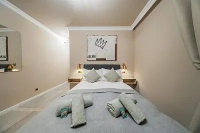 Ein Bett oder Betten in einem Zimmer der Unterkunft District One - Hideaway Hostel