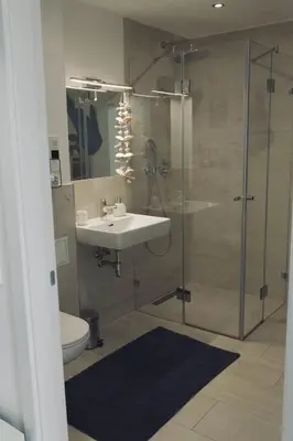 Ein Badezimmer in der Unterkunft Apartment with a terrace