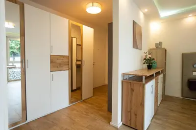 Küche/Küchenzeile in der Unterkunft EasyStay Studio with Queen-Size Bed, Self Check-in K6