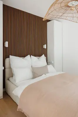 Ein Bett oder Betten in einem Zimmer der Unterkunft Vienna Courtyard Suite, 10 Min to Center, Terrace
