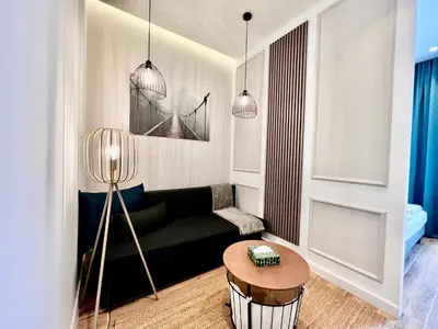 Ein Bett oder Betten in einem Zimmer der Unterkunft TheWICKI 2214 - Wunderschöne Apartments in Wien