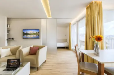 TV/Unterhaltungsangebot in der Unterkunft Vienna Grand Apartments DANUBE