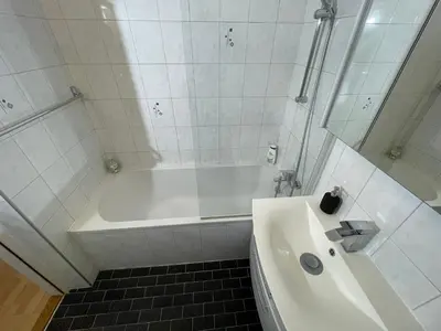 Ein Badezimmer in der Unterkunft Wiener Wohlgefühl