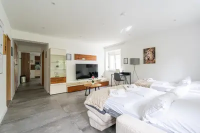 TV/Unterhaltungsangebot in der Unterkunft COY Apartments Purkersdorf - Garden Comfort for Work Family near Vienna